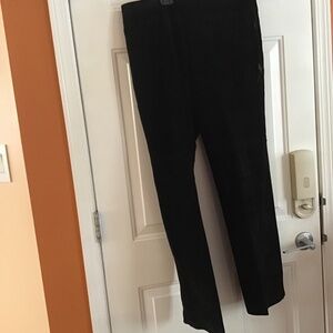 Danier black suede pants
